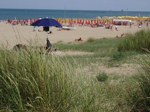 Spiaggia libera a Porto Garibaldi